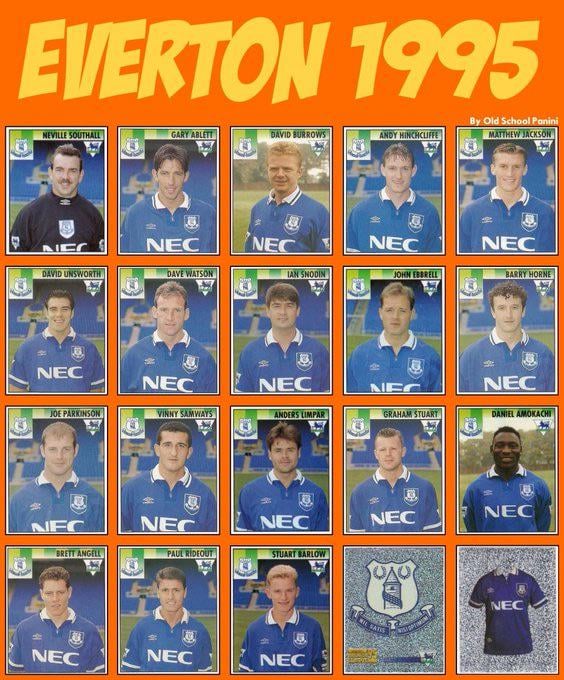 Everton in 1995, name the most talented footballer.