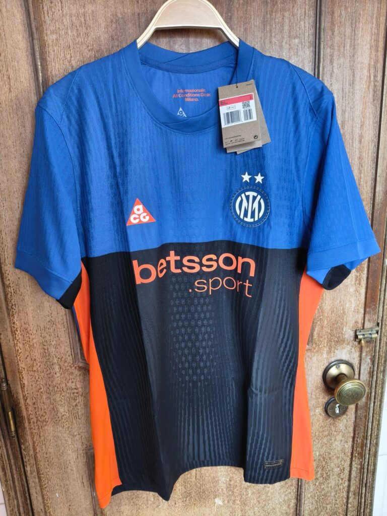 BNWT ACG X INTER MILAN CORTINA 25/26 AUTHENTIC PLAYER VERSION 4TH JERSEY