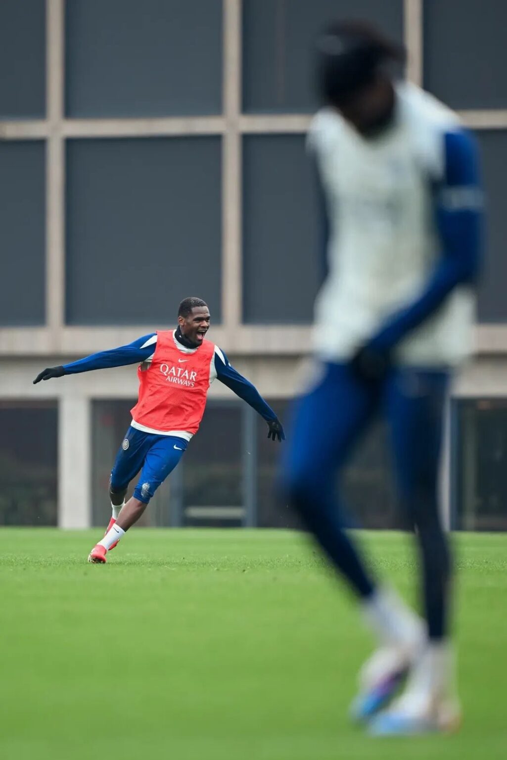Some photos from today's training. I guess the red team won 😂🖤💙