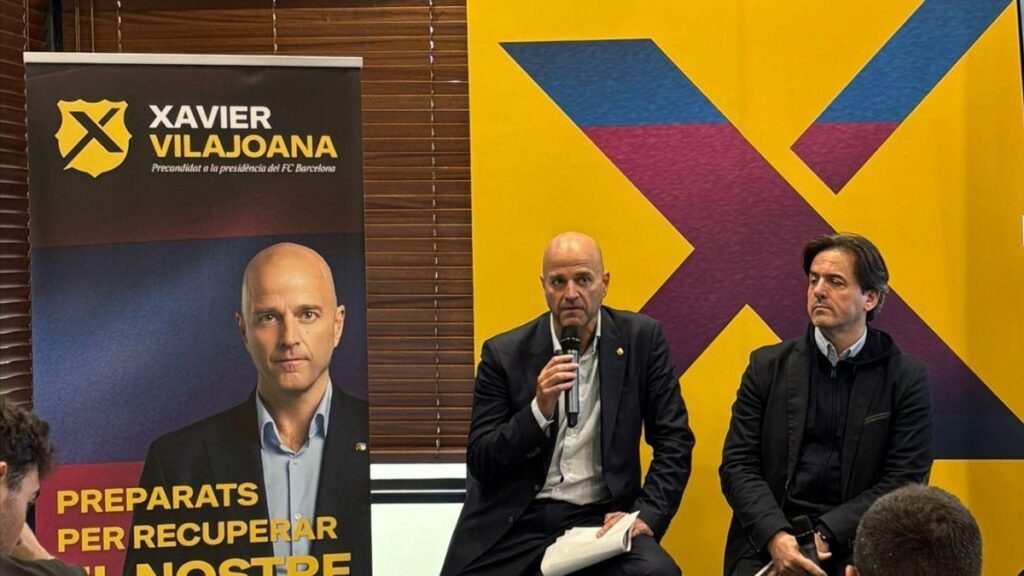 Xavi Vilajoana, pre-candidate and builder: "Don't let them fool us: the roof will force us to leave the Camp Nou for eight or ten months"