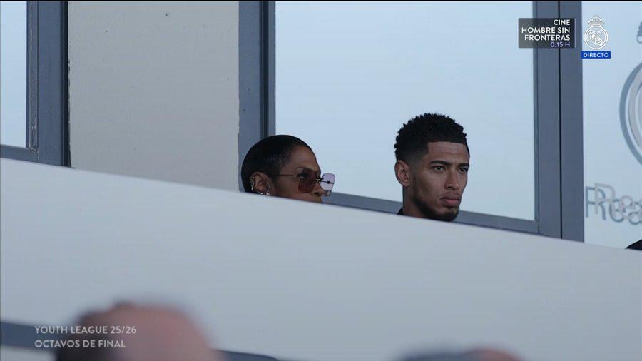 Jude Bellingham was present watching UEFA Youth League Round of 16 Juvenil A (U19) vs Chelsea. Source - RMPlay