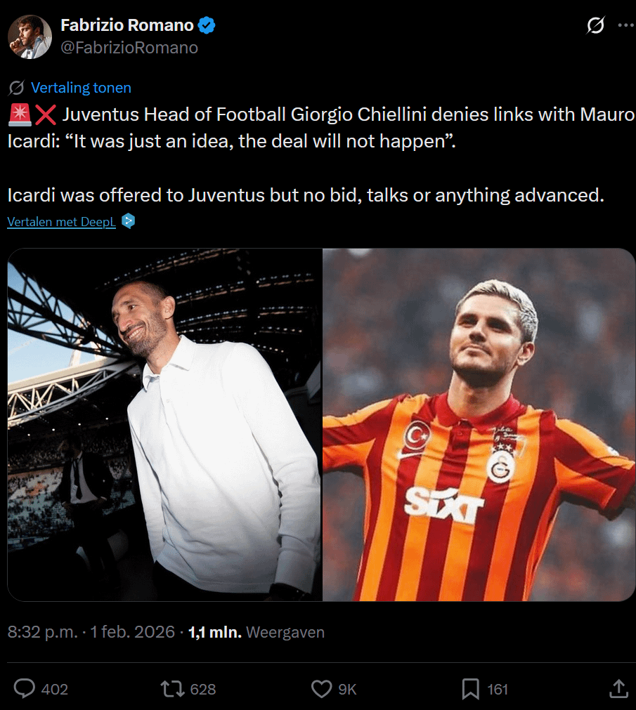 Icardi deal is off!!