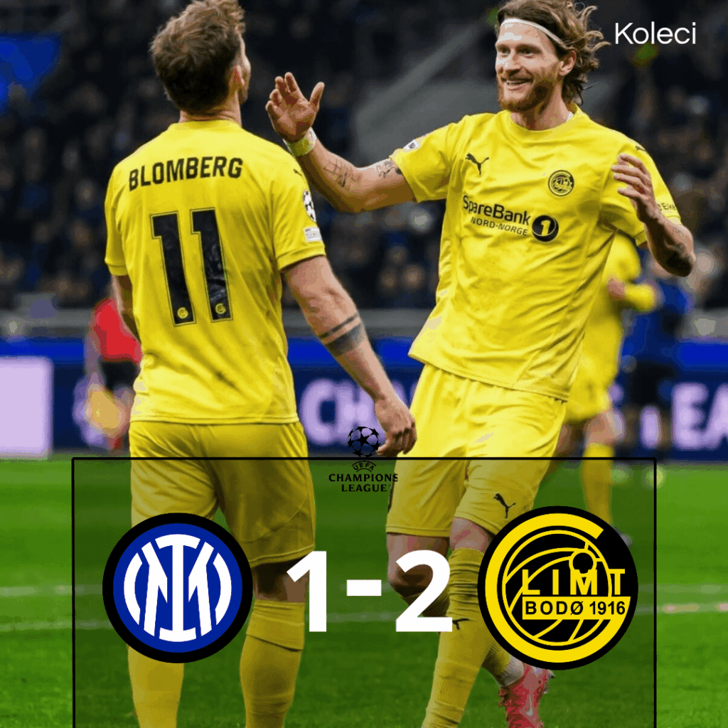 😳INCREDIBLE, Bodø/Glimt beat Inter even at San Siro.