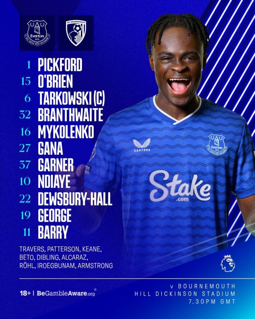 Your Toffees to face Bournemouth!