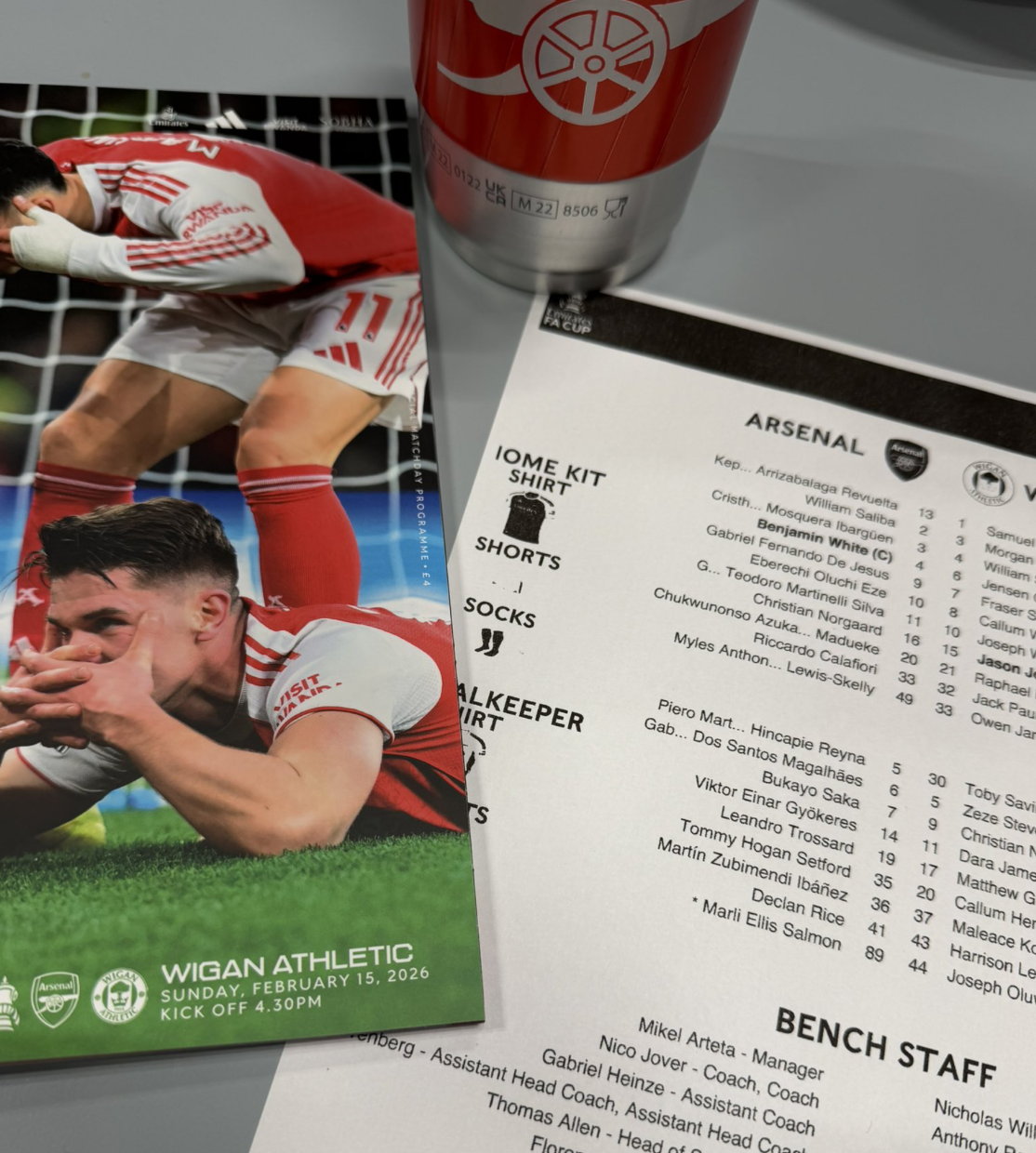 FA Cup Live: Arsenal vs Wigan Athletic 