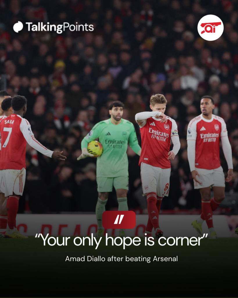 Amad Diallo on Arsenal