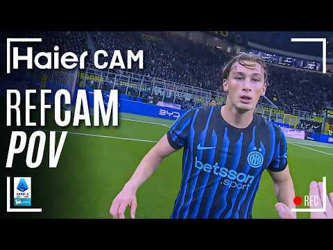 Thanks to technology you can now watch inter - Juve from the POV of one of the home team's players