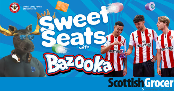 Bazooka Candy launches on-pack partnership with Brentford FC