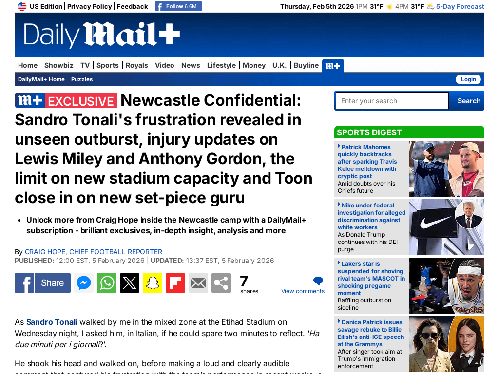 Stadium capacity, worst fears.