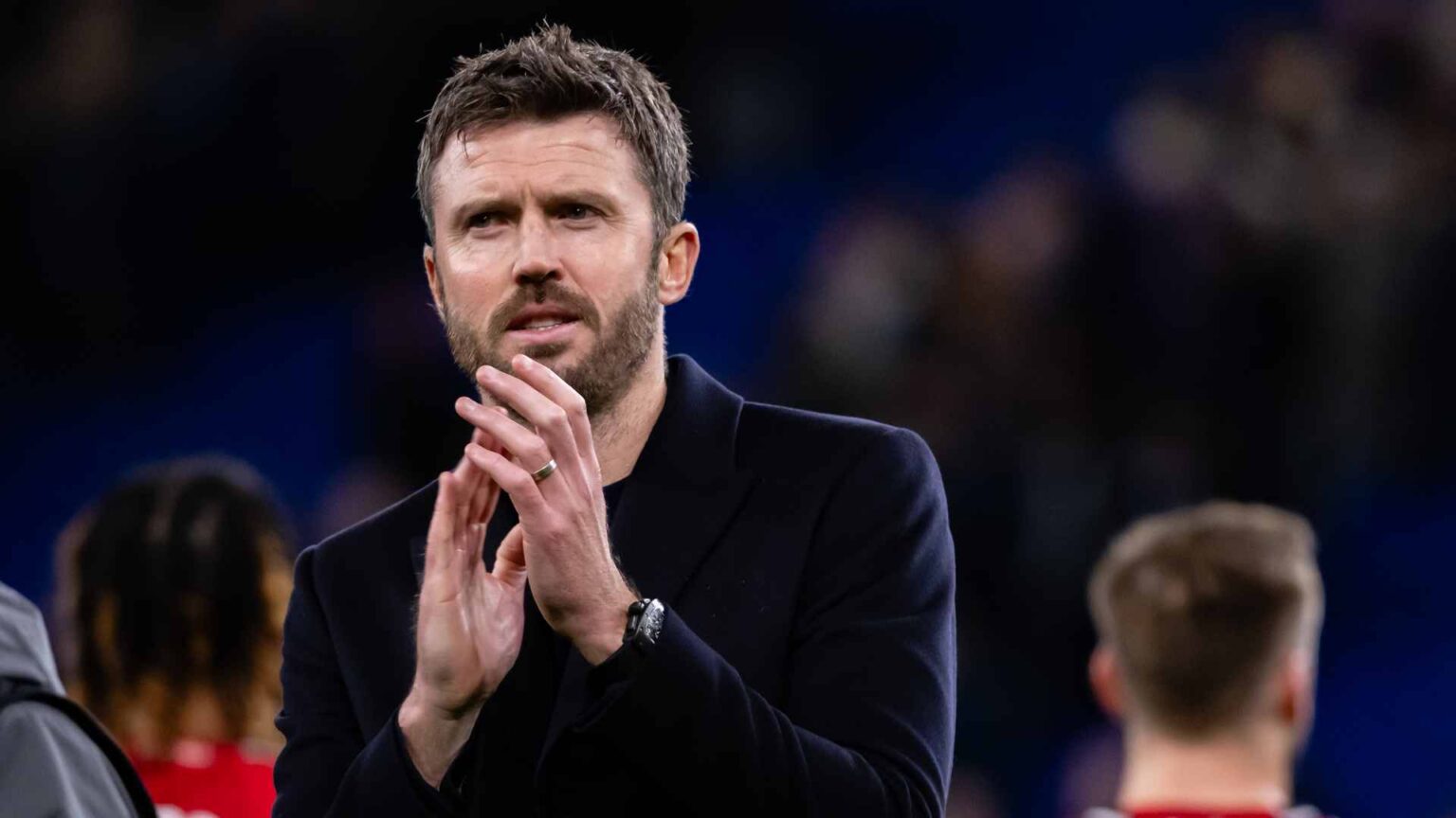 Michael Carrick reaction following Everton 0 Man Utd 1