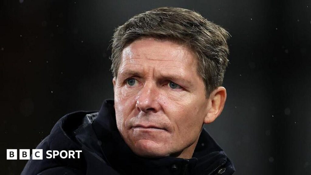 Oliver Glasner's Crystal Palace future in serious doubt after poor run of form