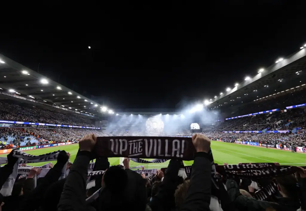Aston Villa's Villa Park inside on a matchday