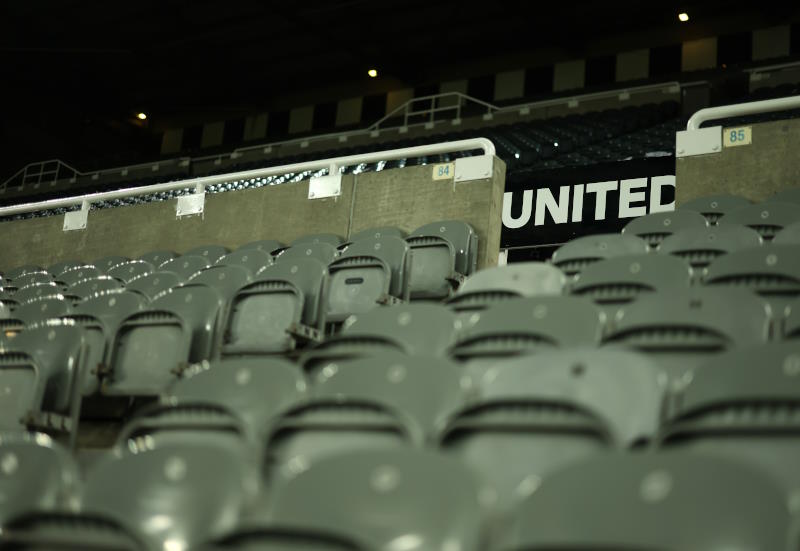 Inside view of Newcastle United's St James' Park
