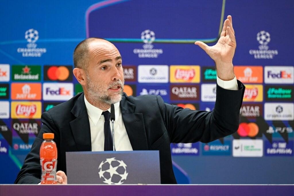 Igor Tudor in a press conference.