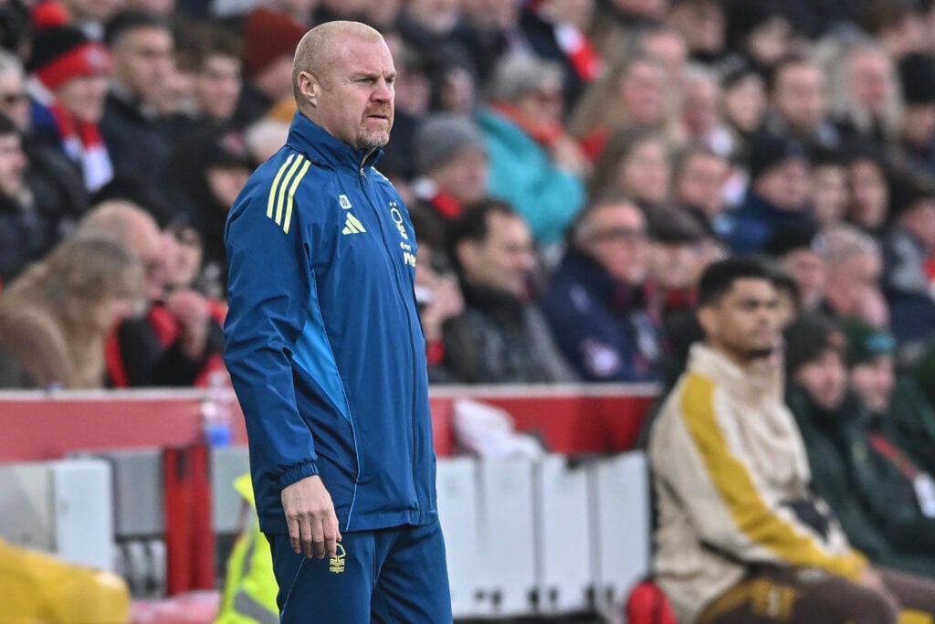 Sean Dyche the head coach of Nottingham Forest