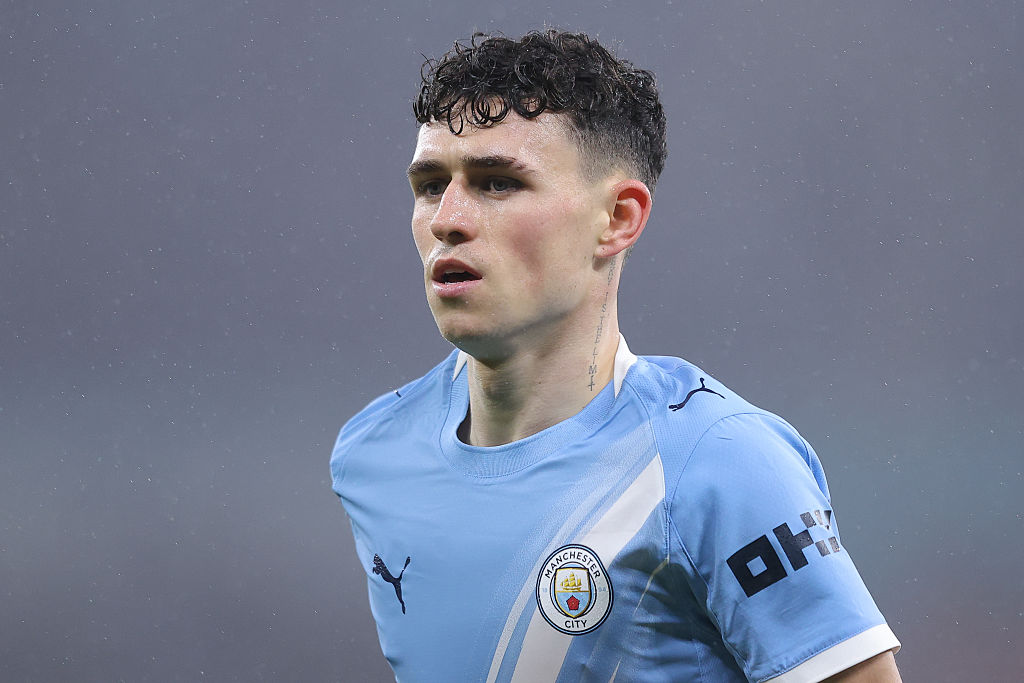 MANCHESTER, ENGLAND - FEBRUARY 11: Phil Foden of Manchester City during the Premier League match between Manchester City and Fulham at Etihad Stadium on February 11, 2026 in Manchester, England. (Photo by James Gill - Danehouse/Getty Images)