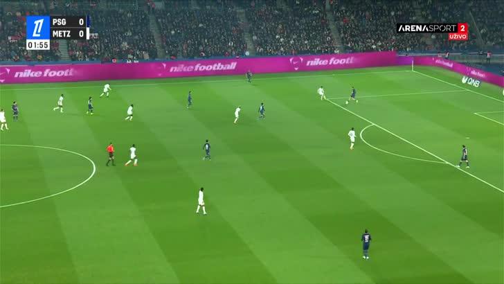 He tried it again after missing it against rennes ⭐ much better game from doué