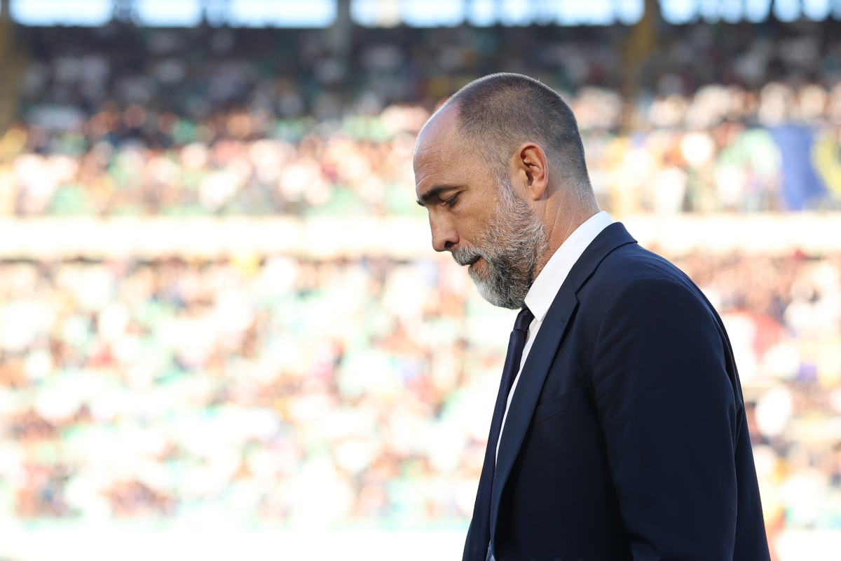 VERONA, ITALY - SEPTEMBER 20: Igor Tudor Head Coach of Juventus FC looks on prior to the Serie A match between Hellas Verona FC and Juventus FC at Stadio Marcantonio Bentegodi on September 20, 2025 in Verona, Italy. (Photo by Francesco Scaccianoce/Getty Images)