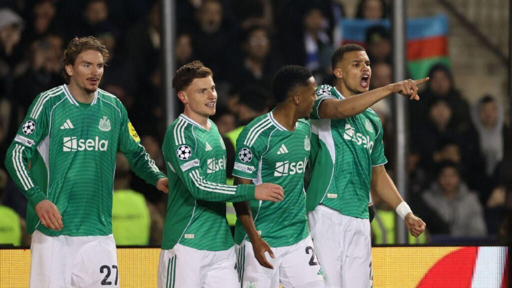 Newcastle boss Eddie Howe: UCL tie 'not over' despite 6-1 win at Qarabag