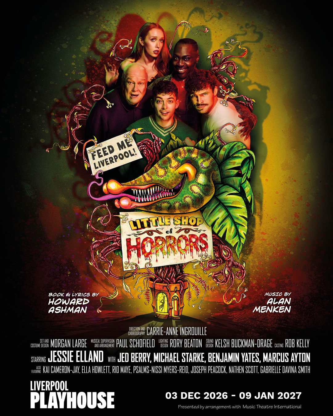 Cast of Little Shop of Horrors - Everyman Playhouse
