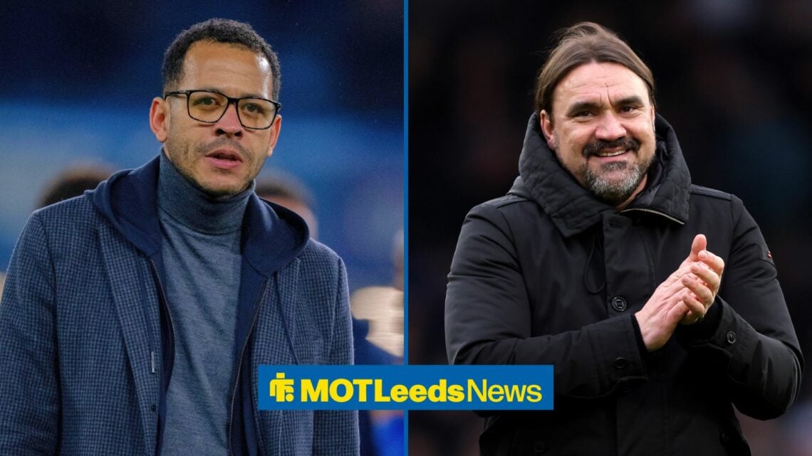 Chelsea boss Liam Rosenior and Leeds United manager Daniel Farke side by side