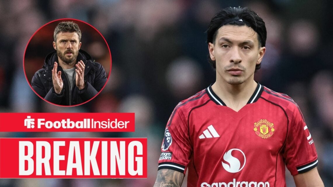 Lisandro Martinez of Manchester United during the Premier League match Manchester United vs Manchester City at Old Trafford, Manchester, United Kin...