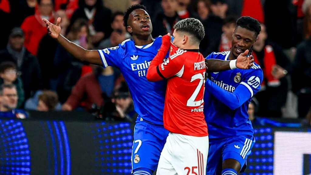 Vinícius Júnior accuses 'coward' Prestianni of racist abuse