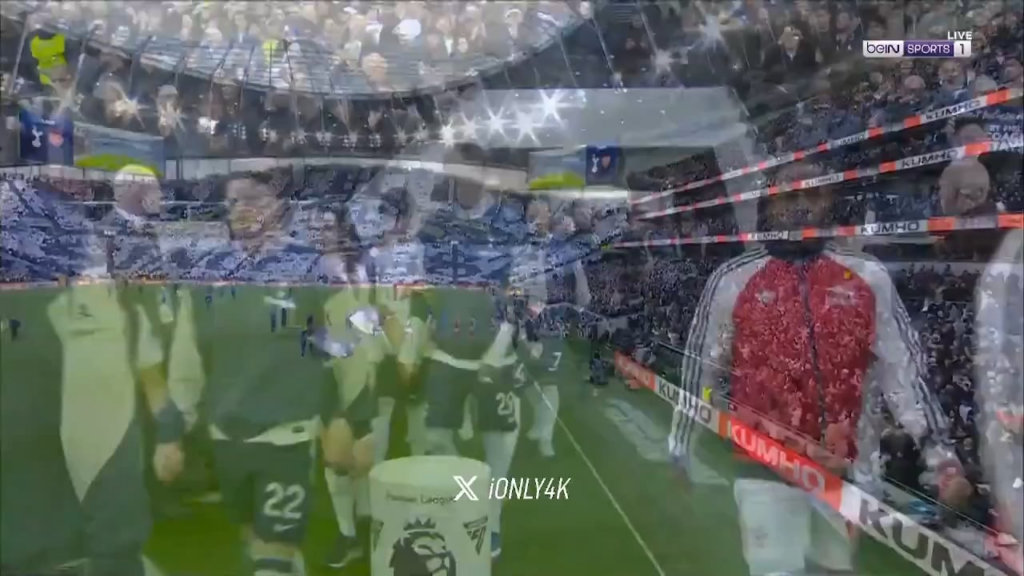 Tottenham Hotspur tifo for the NLD "North LDN since 1882"