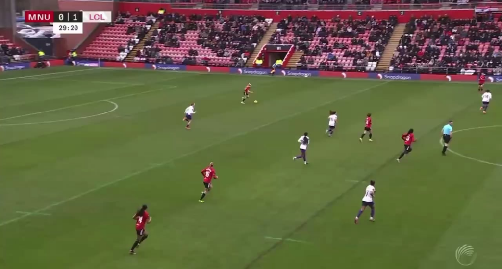 Man Utd 1-1 London City Lionesses - Jess Park 30'
