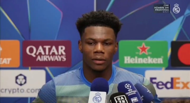 Tchouaméni:"My goal? I bent it like Toni Kross"