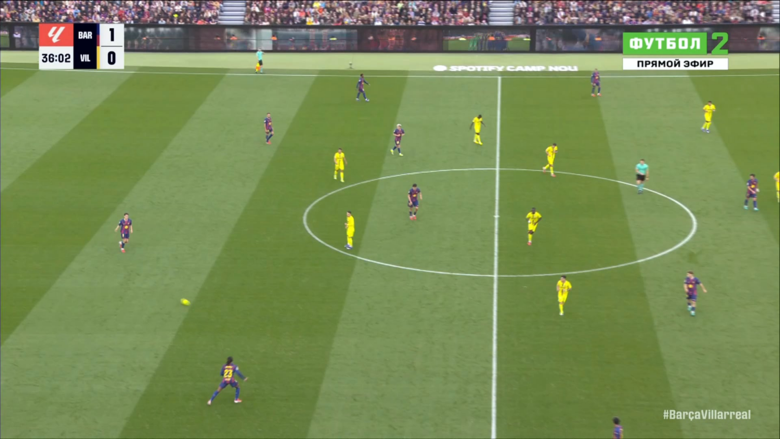 Barcelona [2]-0 Villarreal - Lamine Yamal 37' (Great Goal)