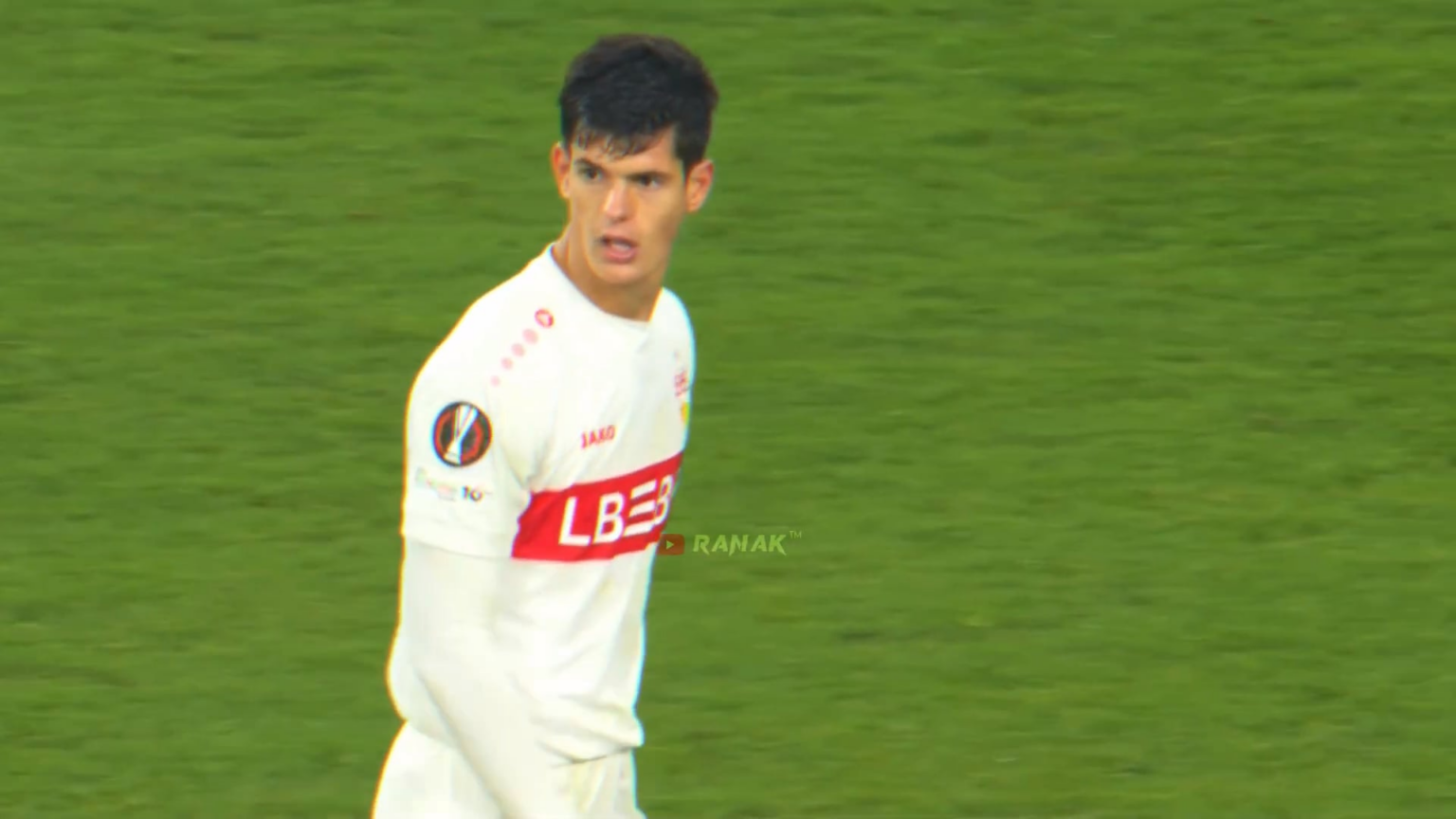 Chema Andrés recap with stuttgart, future DM definitly, good feet and solid defense