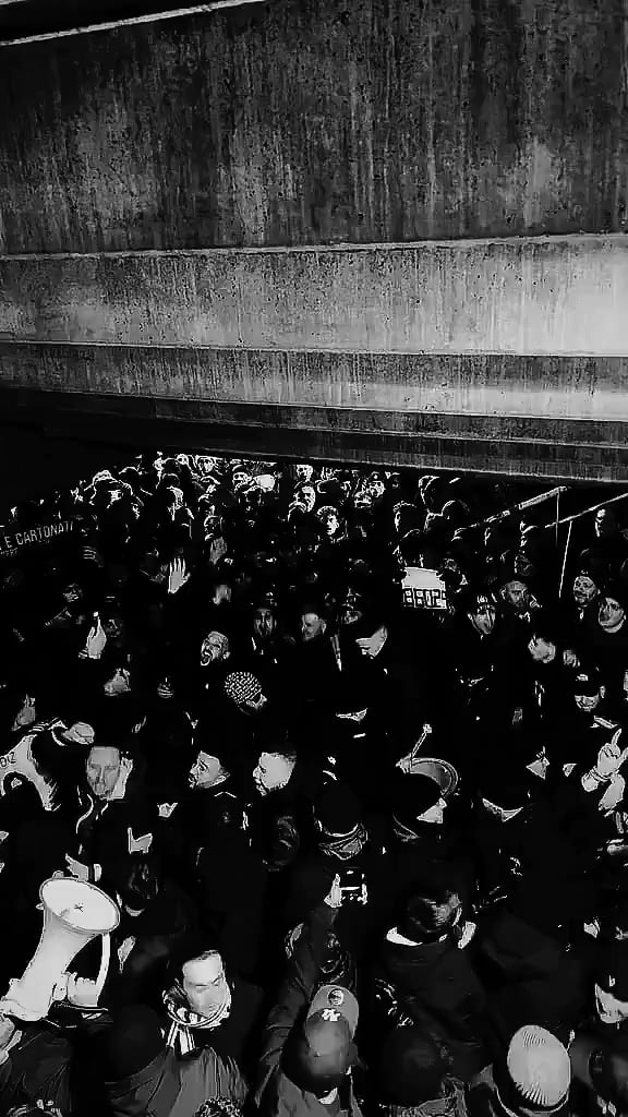 The CURVA SUD after the Parma game