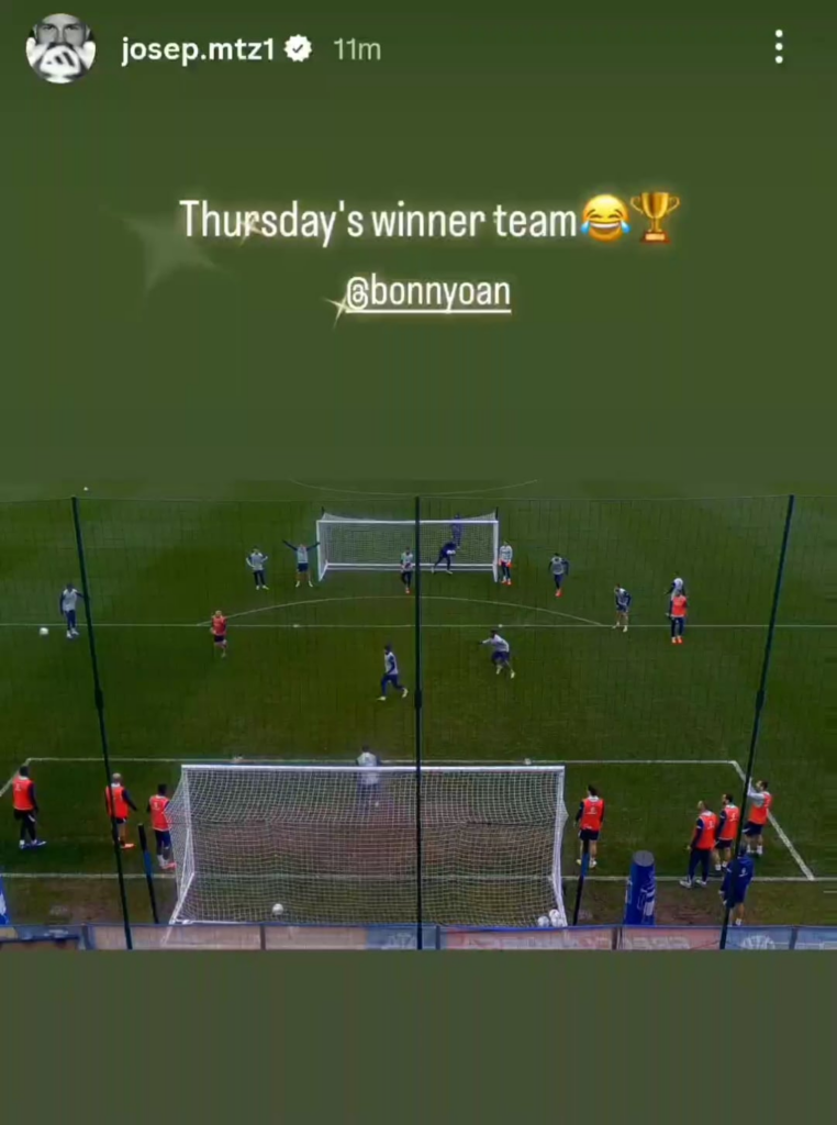 The winning goal from Pepo's Instagram 😂