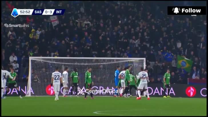 Sassuolo 0 - [4] Inter - Manuel Akanji 54'