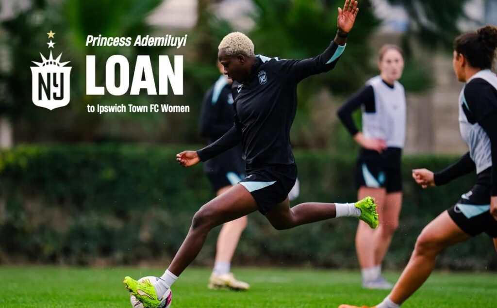 ENGLAND GETS ANOTHER PRINCESS: Gotham FC loans Ademiluyi to Ipswich Town FC
