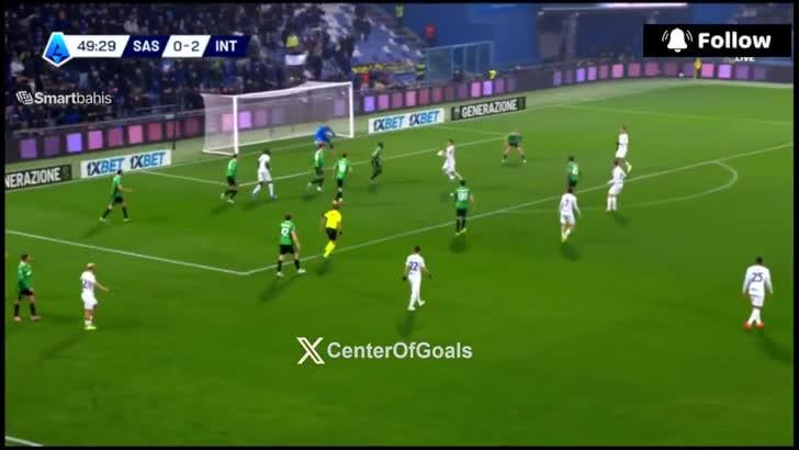 Sassuolo 0 - [3] Inter - Lautaro Martinez 50‎'‎