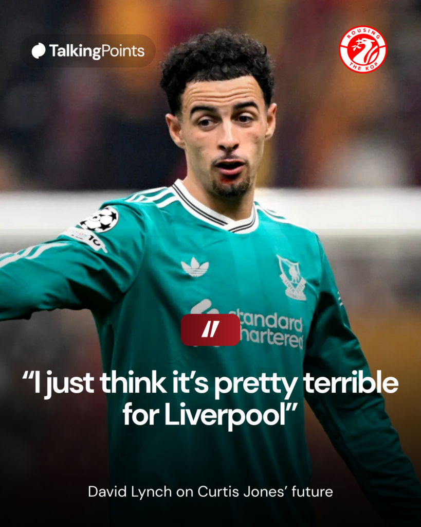 Curtis Jones of Liverpool FC during the UEFA Champions League match between Galatasaray v Liverpool at the Rams Park