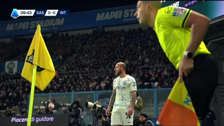 Sassuolo 0 - [1] Inter - Yann Bisseck 11‎'‎