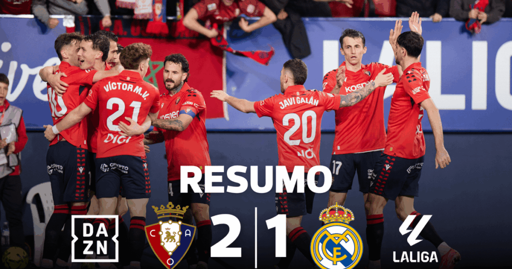 Real Madrid perde antes de receber o Benfica (resumo)
