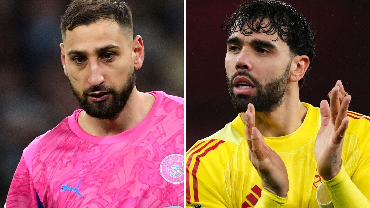 Gianluigi Donnarumma vs David Raya: Man City or Arsenal - who have the better goalkeeper in Premier League title race?