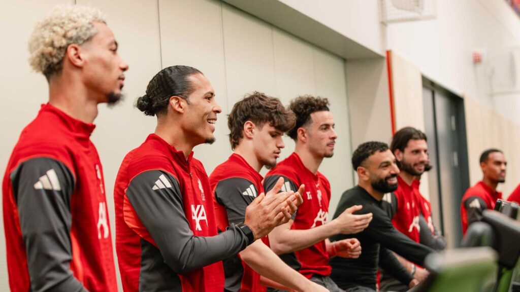 Photos: Liverpool complete recovery session after dramatic win at Nottm Forest Liverpool FC