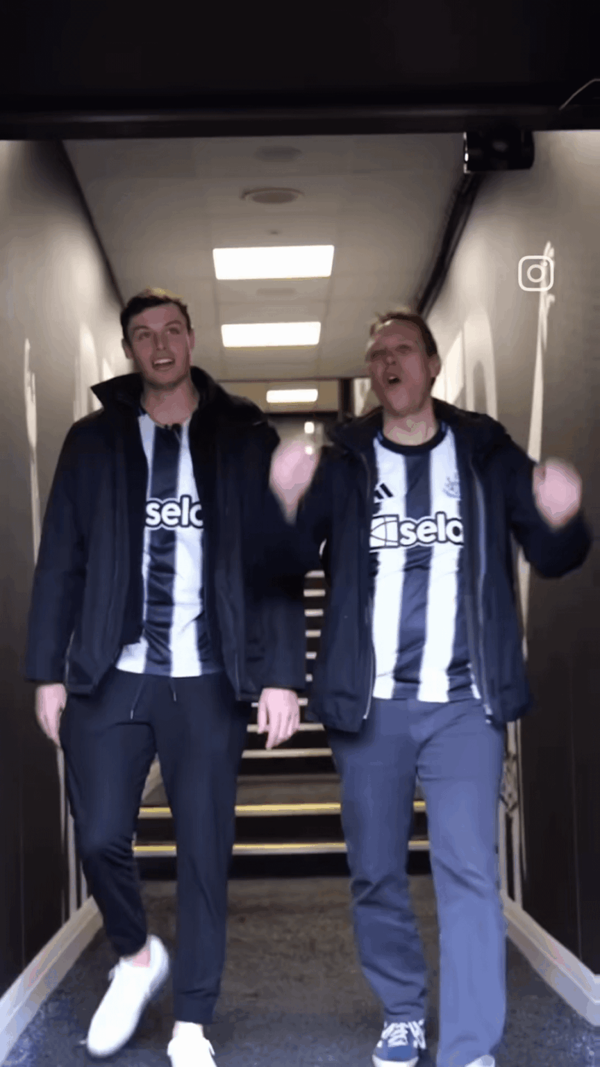 Up the Toon! Whelan & Dad visit Newcastle United ⚽️