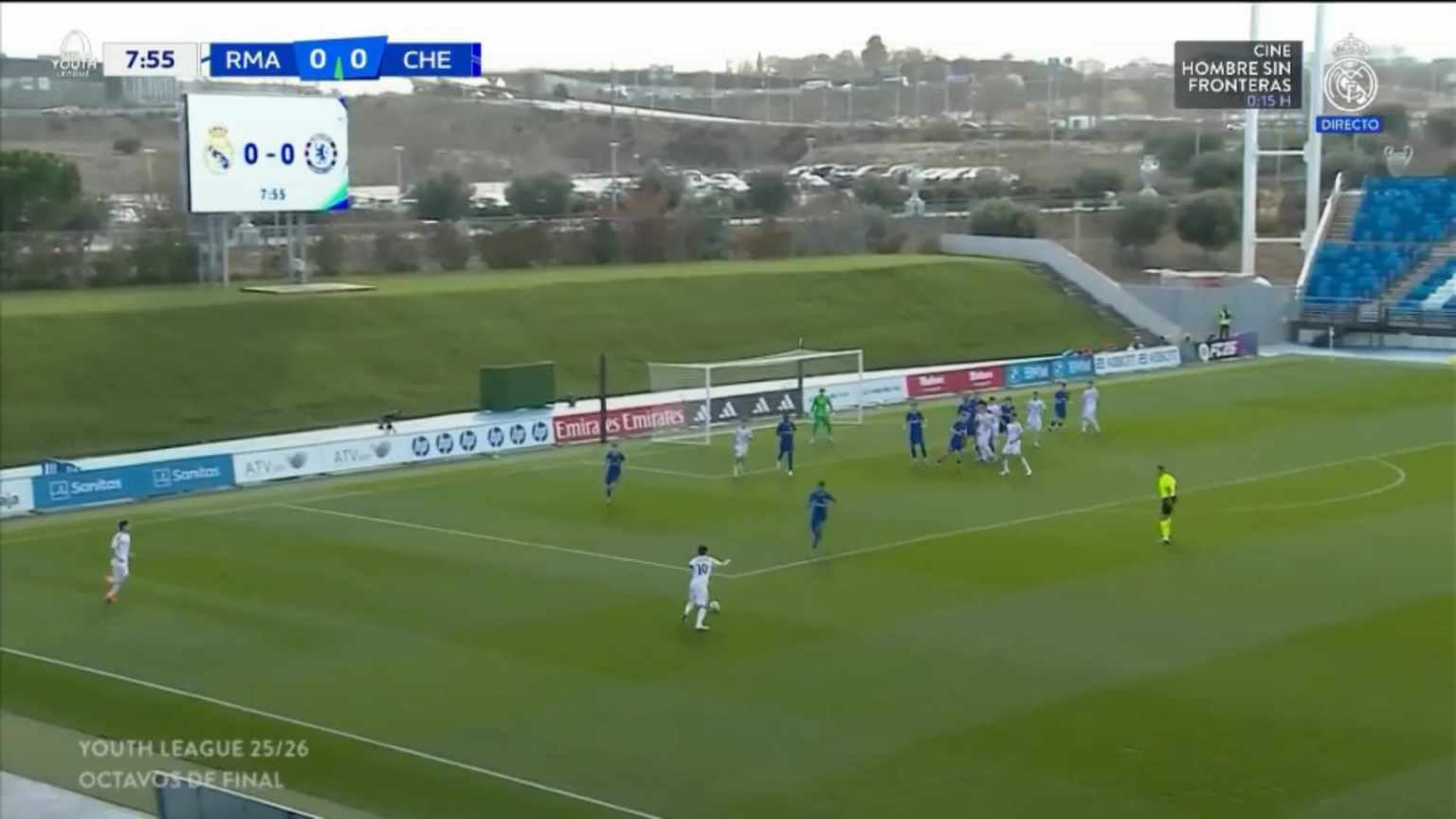 Real Madrid Juvenil A [1]-0 Chelsea FC U19 - Dani Yáñez 9' | UEFA Youth League Round of 16