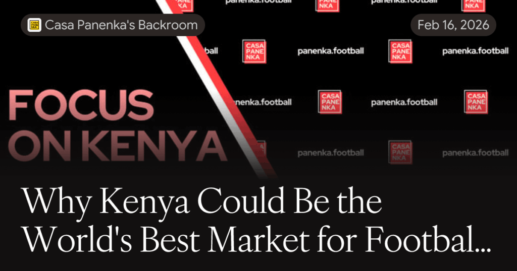 Did a deep dive into lower-league African football economics - Kenya's Premier League is surprisingly accessible