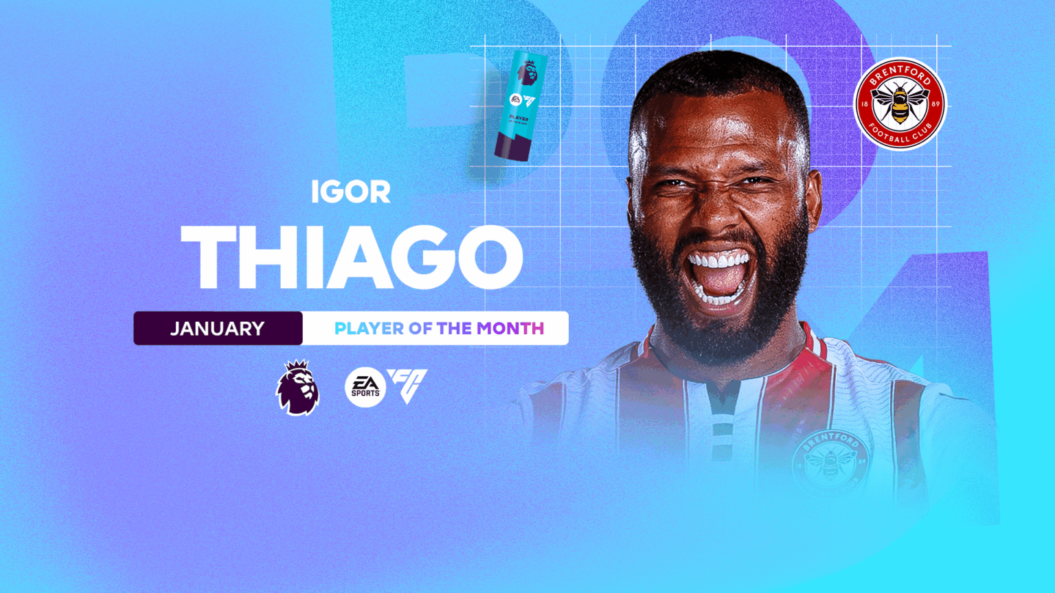 Igor Thiago is the Premier League player of the month for January 2026