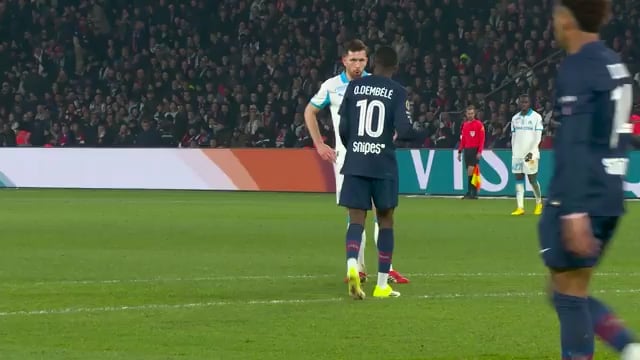 [Ligue 1+] Dembelé to Hojberg against Marseille: Balerdi is shit and you know it 😭