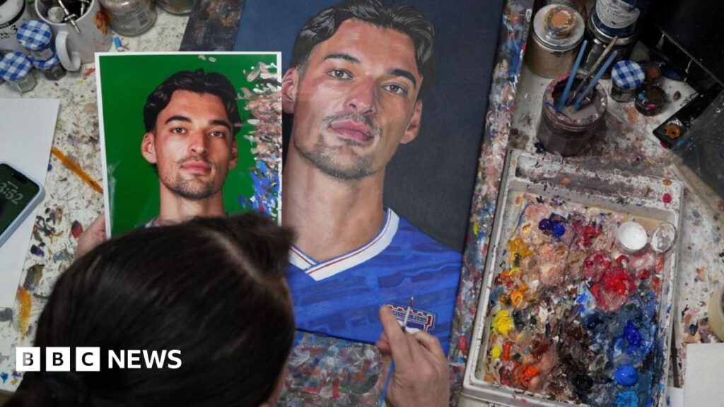 Stowmarket artist's delight at Ipswich Town programme commission