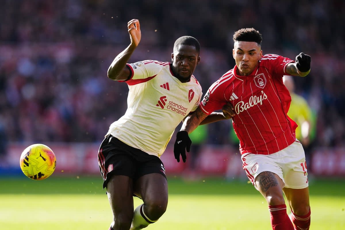 Ibrahima Konate has come into his own in recent weeks (Nick Potts/PA Wire)