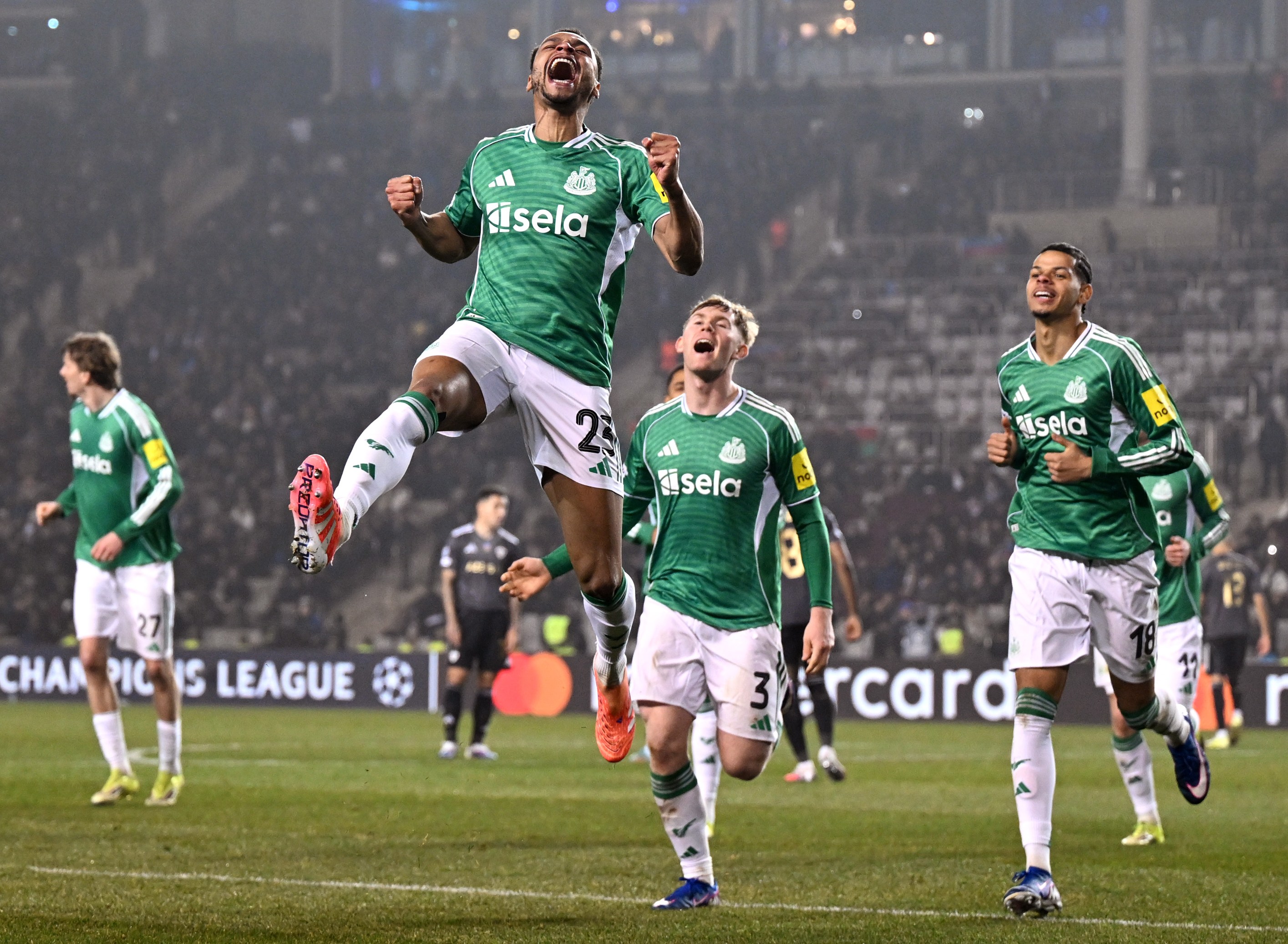 Qarabag FK v Newcastle United FC - UEFA Champions League 2025/26 League Knockout Play-off First Leg